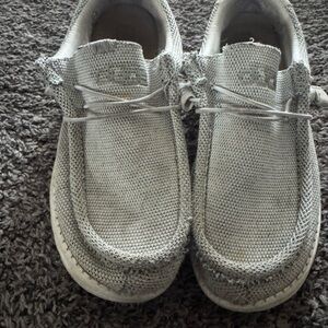 Mens heydude Gray Casual Shoes sz 9